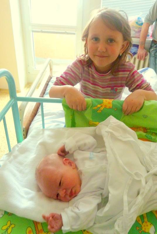 Natálie Růžičková, 12. 1. 2014, 2 880 g, 48 cm , Třešť