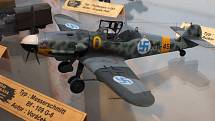 Typické letadlo druhé světové války od německé firmy Masserschmidt, jehož model můžete vidět v prostorách Muzea Vysočiny v Jihlavě.