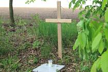 Mrtvolu novorozeněte našel u rybníka Drátovce náhodný chodec 12. dubna. Na místě se později objevil improvizovaný pomník.