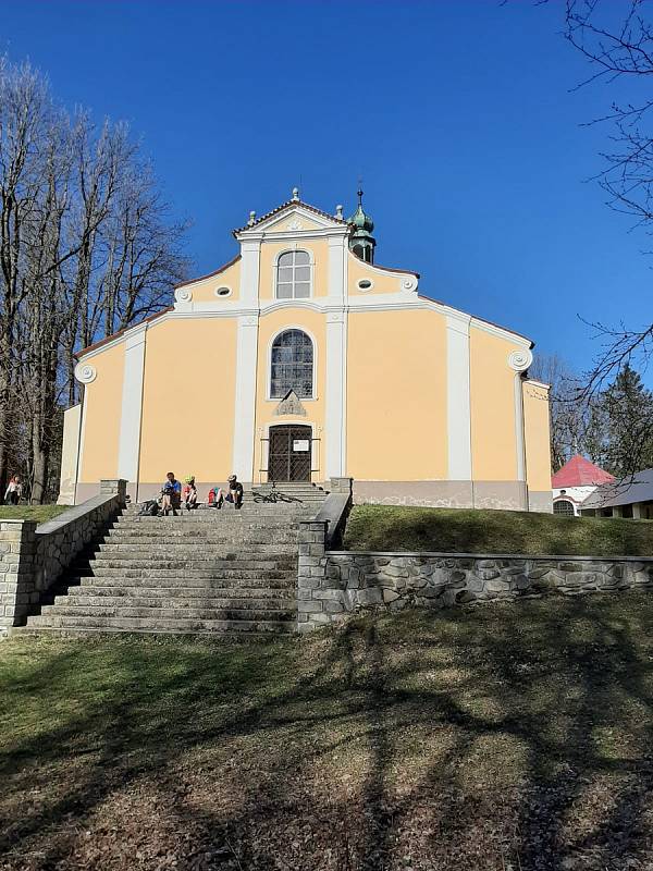 Na Boží hod Velikonoční bylo krásné počasí i na Křemešníku.