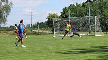 Jihlavští fotbalisté využívají během letní přípravy také hřiště v Antonínově Dole.