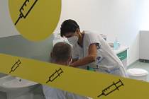 Zájem o očkování proti koronaviru byl v Jihlavě 27. července značný.