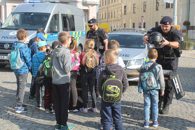 O akci Bezpečný život na Vysočině je velký zájem zejména u dětí.