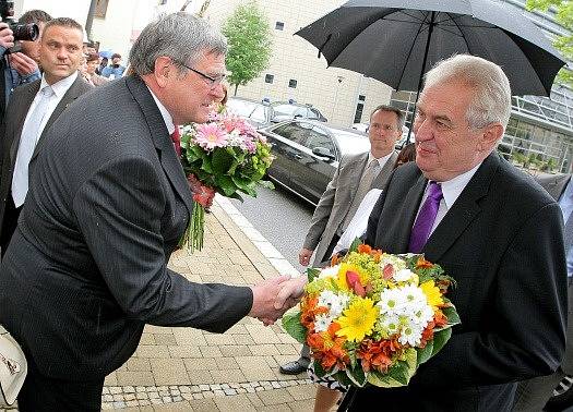 Prezident Miloš Zeman na Vysočině.