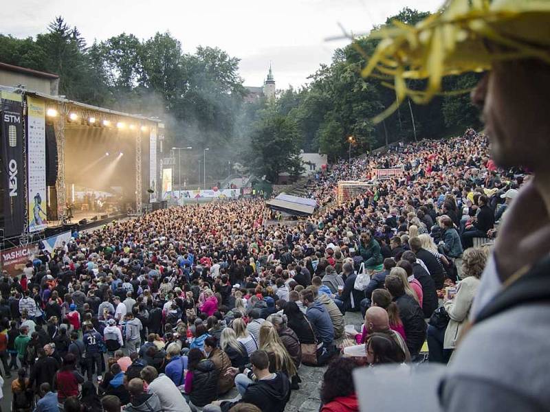 Při vystoupení skupiny Kryštof amfiteátr doslova praskal ve švech.