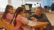 Ukrajinské děti při hodině českého jazyka. Ilustrační foto