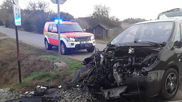 Nehoda vlaku a auta byla jednou z vážných nehod prvního měsíce roku 2022 na Vysočině.