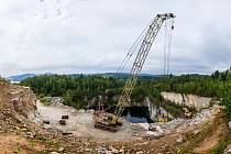 Území Geoparku Vysočina nabízí celou řadu přírodních krás. Lom v Mrákotíně.