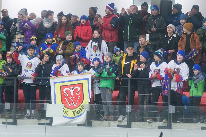 Čtvrtfinále Pracolor Krajské ligy mužů mezi SK Telč a HC Světlá nad Sázavou.