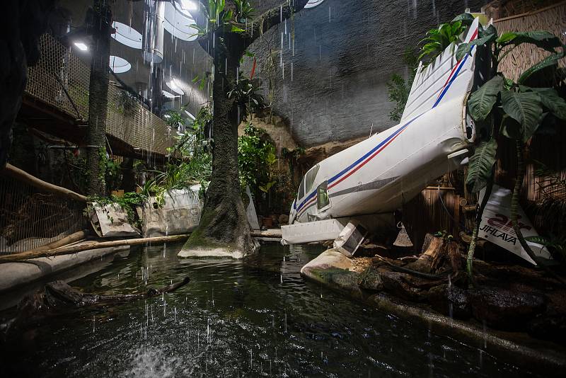 Uzavřená zoologická zahrada v Jihlavě.