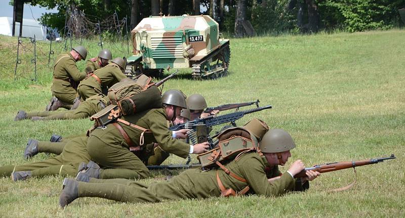 Na pěchotním srubu N-S 82 Březinka připomněli 100. výročí vzniku samostatného Československa a 80. výročí mobilizace.