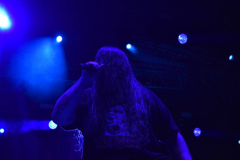 Jedna z hvězd večera - američtí Cannibal Corpse.