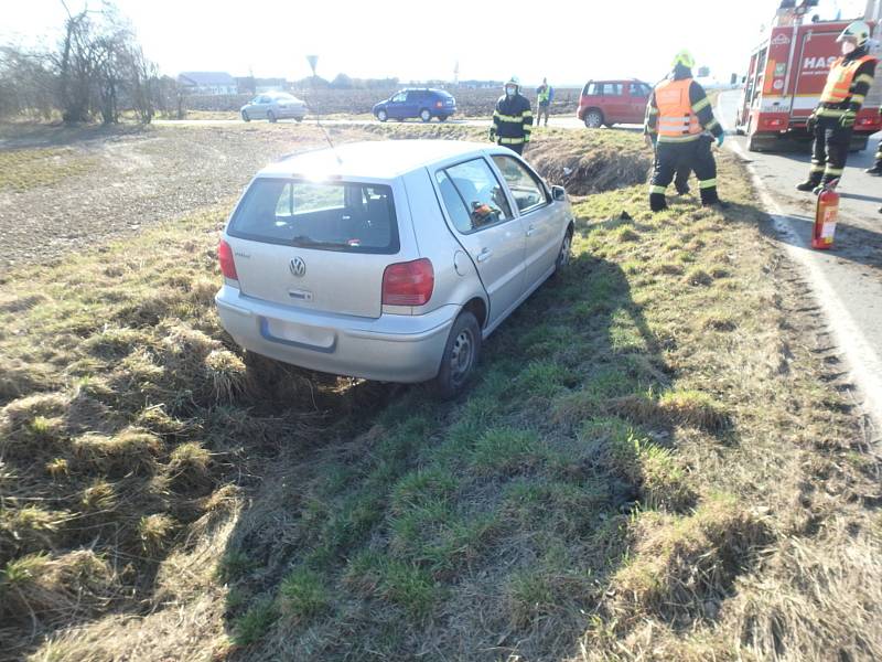 V sobotu 6. března havarovaly dva osobní automobily krátce před 15. hodinou v Nahořanech.