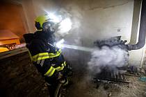 V Novém Městě nad Metují v lokalitě u nádraží došlo v pondělí 15. ledna večer k požáru odpadu.