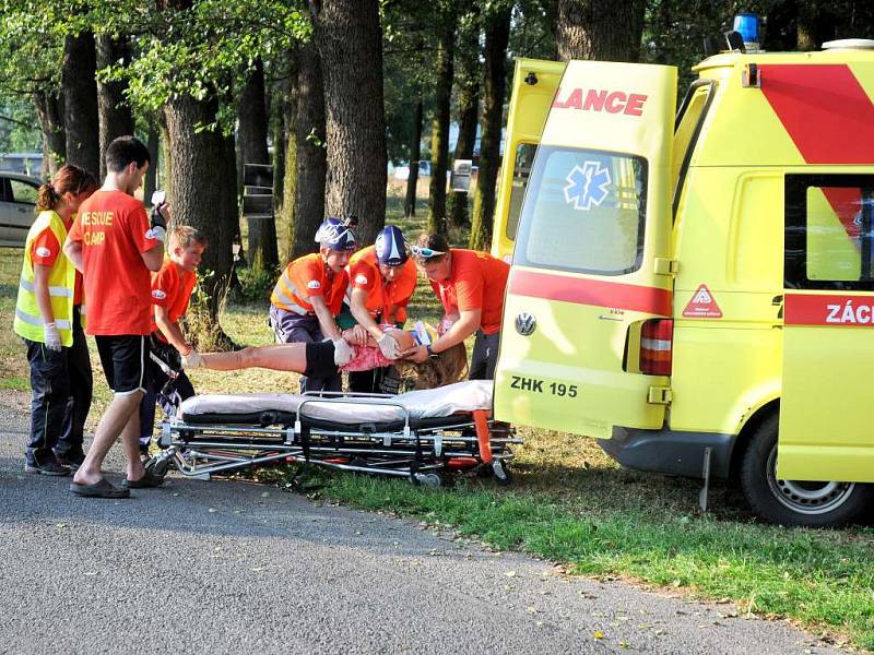 O ADRENALINOVÉ akce není na Rescue Campu nouze. Děti si ale poradí v každé situaci.