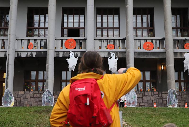 Děti plnily halloweenské úkoly