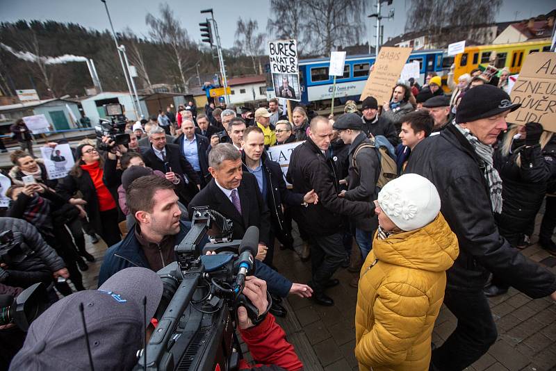 Premiér Andrej Babiš na návštěvě Královéhradeckého kraje.