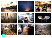 Řecké peklo bodovalo. Fotograf hasičů Fanta potřetí uspěl v Czech Press Photo