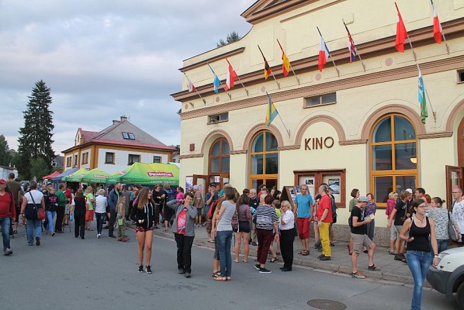 Horolezecký festival v Teplicích.