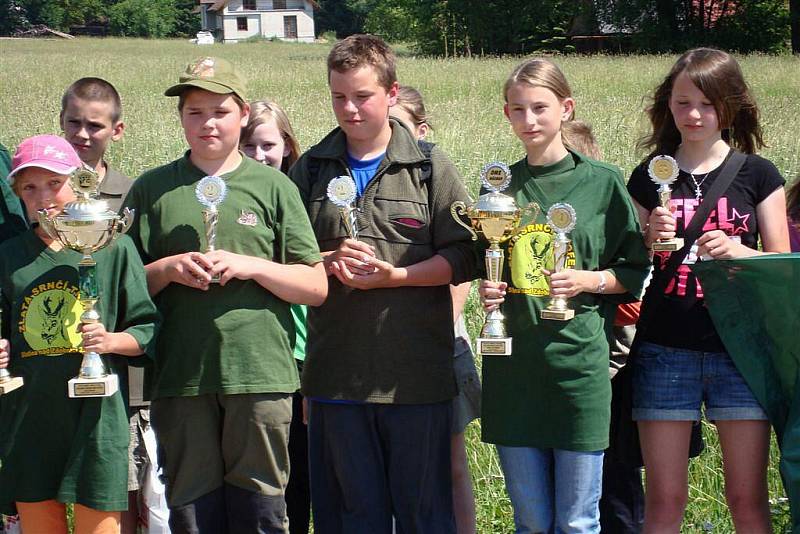 Okresní kolo Zlaté srnčí trofeje ve Slatině nad Zdobnicí s účastí mládeže z Náchodska.