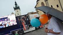 Sedmou zastávkou roadshow „Prima jede… za vámi" bylo v sobotu 13. června město Náchod.