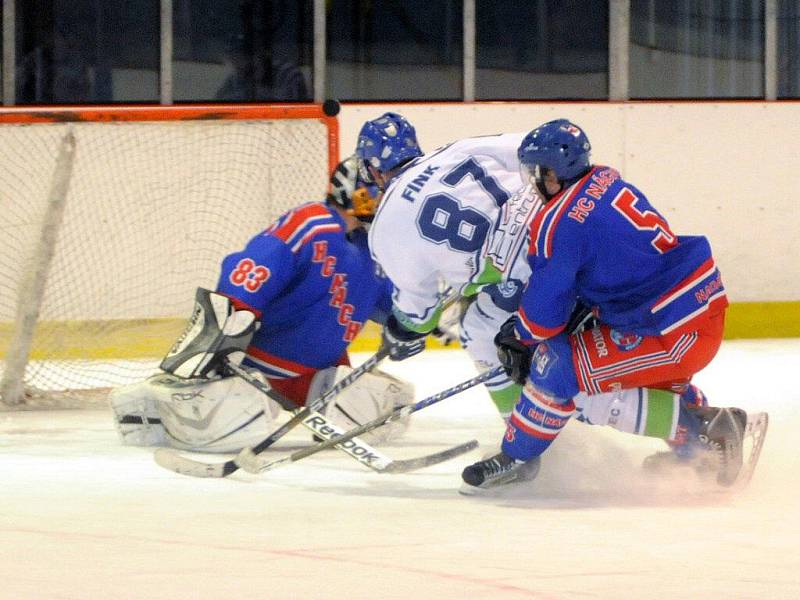 Hokejové utkání Hronov - Náchod 8:3.