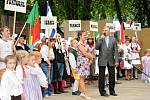 Mezinárodní folklorní festival v Červeném Kostelci.