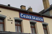 Vlakové nádraží v České Skalici