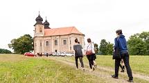 TŘETÍ KONCERT festivalu Za poklady Broumovska zavedl posluchače do kostela sv. Markéty v Šonově. 