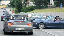  Po osmé se sjeli majitelé sportovních kabrioletů BMW Z3 na celorepublikové klubové setkání zvané „Broumovský výběžek“. 
