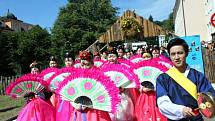 Folklorní festival v Červeném Kostelci.