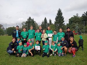 Hasičská soutěž o putovní trofej, pořádaná dobrovolnými hasiči v Hořičkách.
