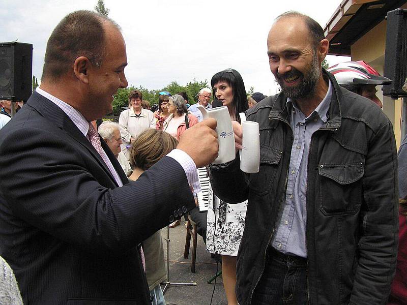 Opravený prameník známé kyselky Ida byl slavnostně uveden do provozu.