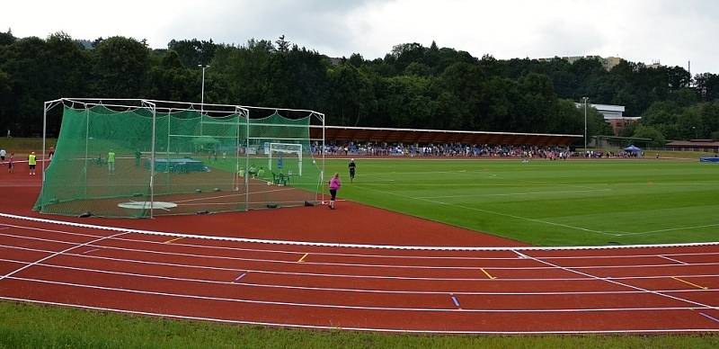 Opravené sportoviště Hamra v Náchodě