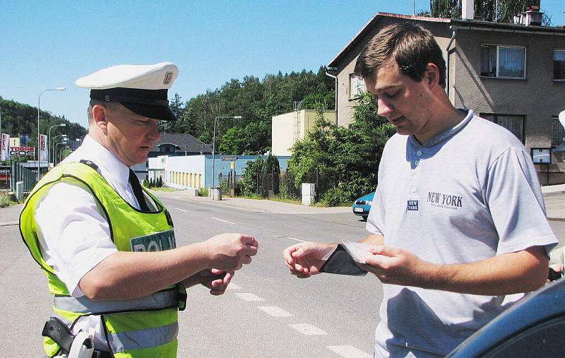 Z policejní akce.