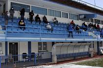 Okresní fotbalový svaz Náchod volil na tribuně stadionu FK Náchod.