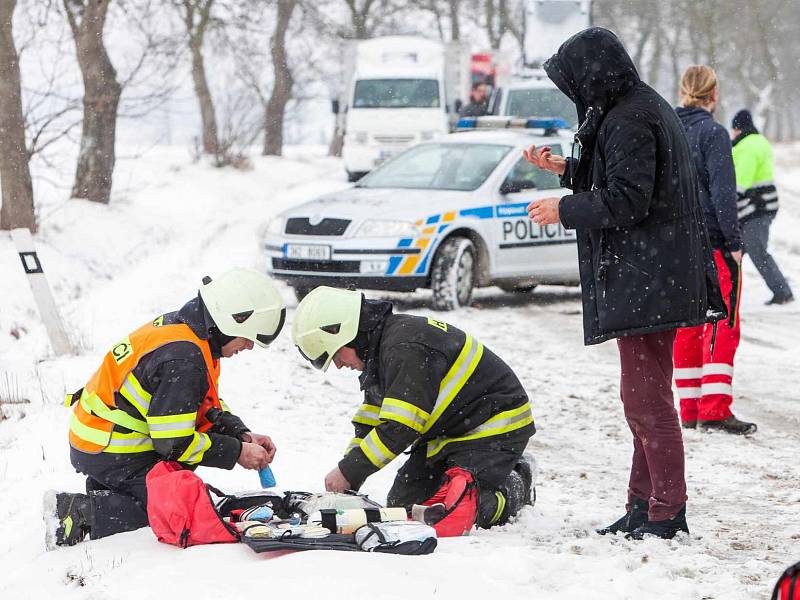 Havárie běloruského zájezdového autobusu s dětmi u Hořiček na Náchodsku.