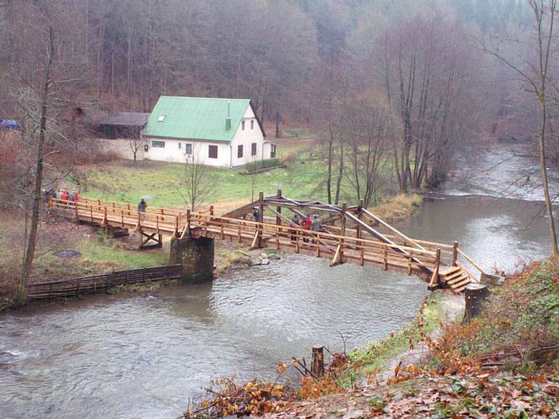 Otevírání Boušínské lávky.