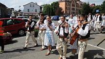 Folklorní festival v Červeném Kostelci