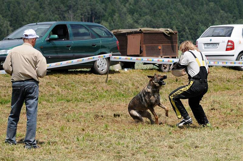 Ze 4. ročníku mezinárodního obranářského závodu o putovní pohár ve Velkém Poříčí.