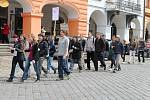 DEMONSTRACE vysokoškoláků v Jaroměři. 