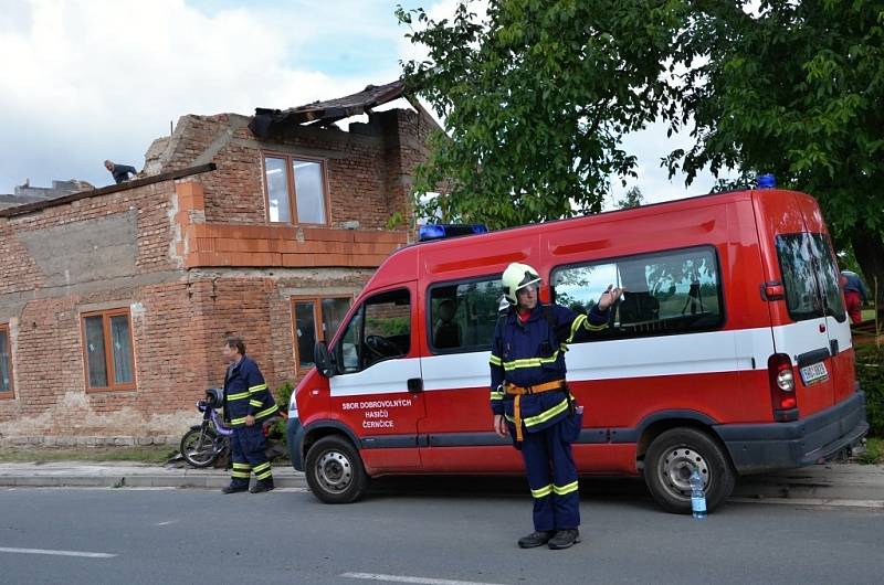 Větrná smršť v Bohuslavicích nad Metují