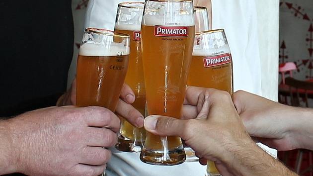 Náchodské pivo Primátor. 