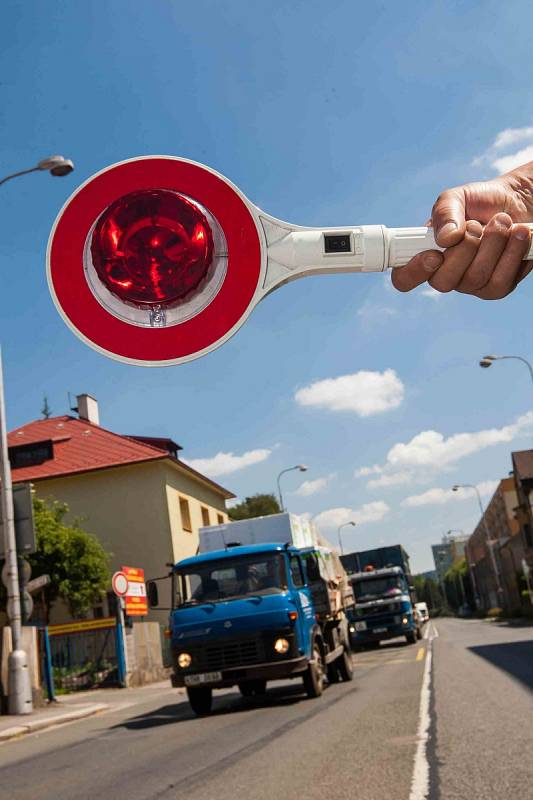 Rekonstrukce klíčové kruhové křižovatky u Čedoku v Náchodě.