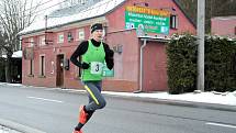 Sedmašedesát běžců bojovalo v sobotu s časem na jedenáct a půl kilometru dlouhé trati silničního novoročního běhu.