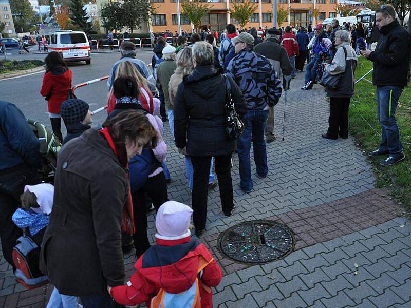 V úterý 26. října v Náchodě podruhé zastavila dopravu blokáda. 