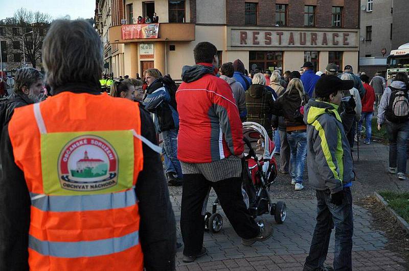 V úterý 26. října v Náchodě podruhé zastavila dopravu blokáda. 