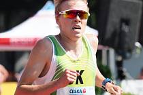 NOVOMĚSTSKÝ vytrvalec Dominik Sádlo si běží pro bronz z MČR na trati 5000 metrů.