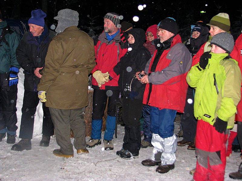 Zimní táboření na Hvězdě (2010).