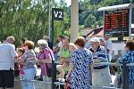 V Náchodě slavnostně uvedli do provozu nový autobusový terminál.